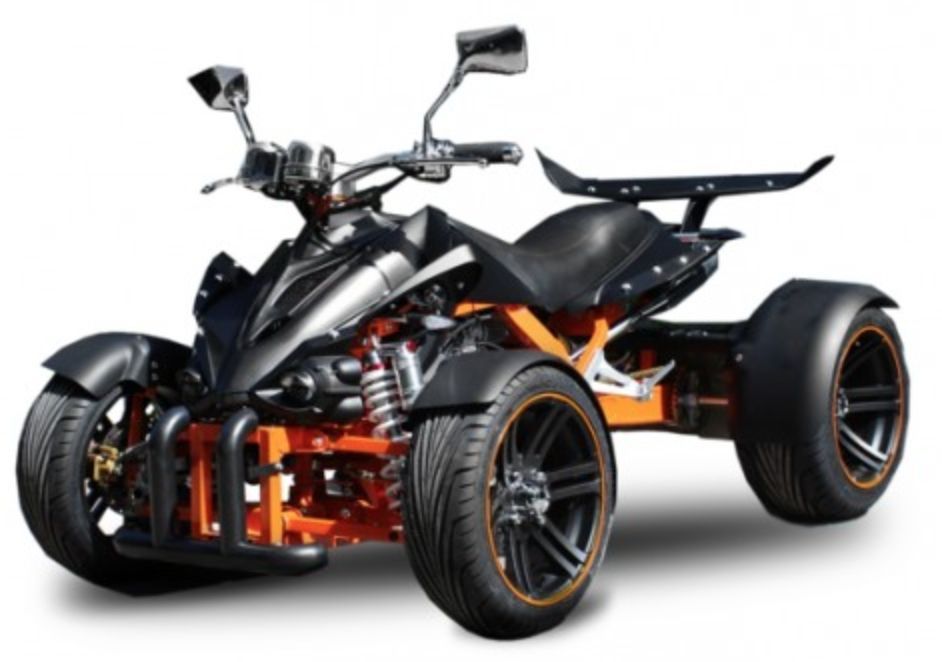 Quad Homologué 350cc Spy Racing 14 Noir et Orange - Photo n°1