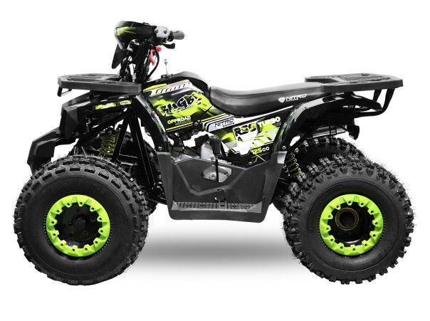 Quad semi automatique 150cc adulte tout terrain Karoug RS8 3G vert - Photo n°1