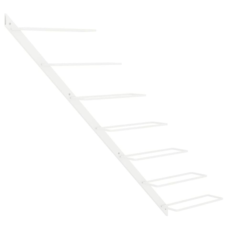 Range-bouteilles mural en métal KORY – 7 ou 14 bouteilles - Photo n°1