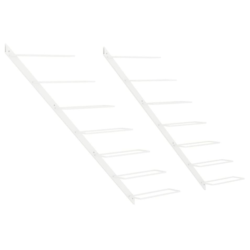 Range-bouteilles mural en métal KORY – 7 ou 14 bouteilles - Photo n°1