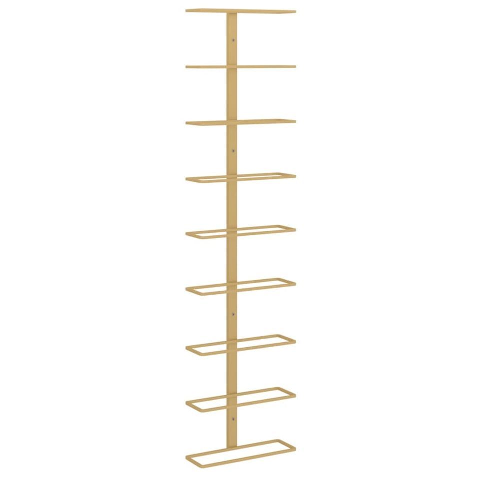 Range-bouteilles mural en métal LIKO – 9 à 10 bouteilles par étagère - Photo n°1