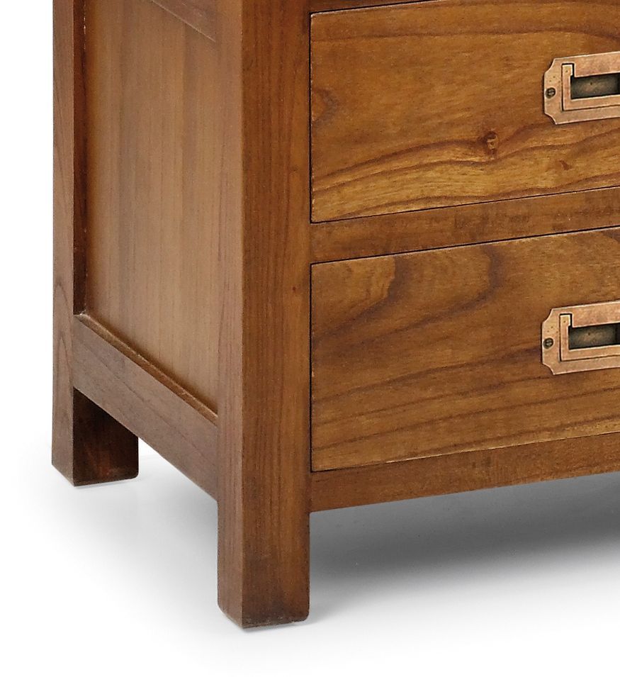 Rangement en bois massif de Mindy 2 tiroirs Orka 50 cm - Photo n°3