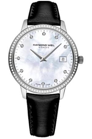 Raymond Weil Toccata Mop Dial 91 Diamonds 34 Mm 5388-SLS-97081 - Photo n°1