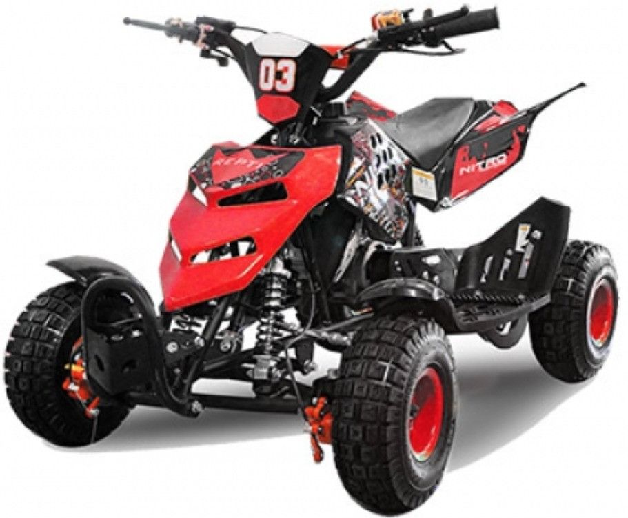 Repti de luxe 49cc rouge 4