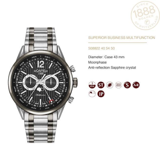 Roamer Superior Business 508822 40 54 50 - Photo n°1