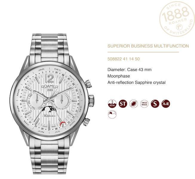 Roamer Superior Business 508822 41 14 50 - Photo n°1