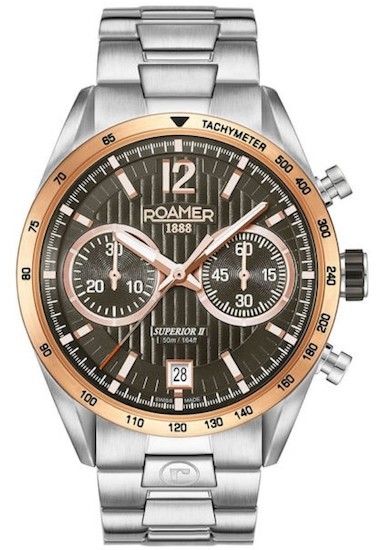 Roamer superior Chrono Ii 510902 49 64 50 - Photo n°1