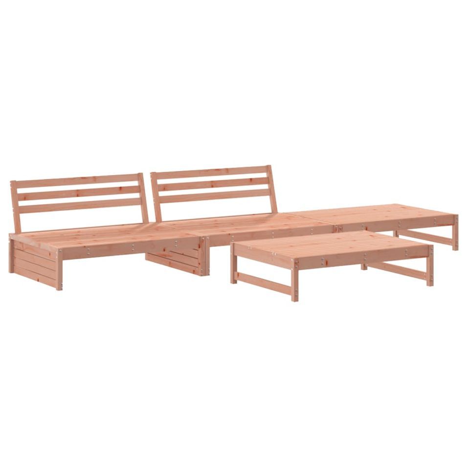 Salon de jardin 4 pcs bois massif douglas - Photo n°1