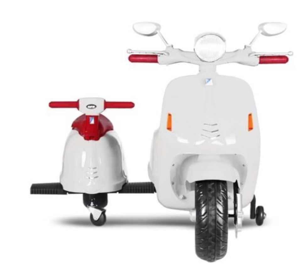 Scooter électrique 2 sièges Blanc - Photo n°1
