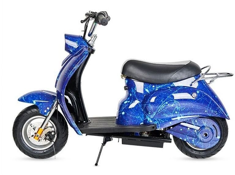 Scooter électrique enfant 50OW bleu Tizer - 6 à 12 ans - Photo n°1