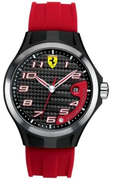 Scuderia Ferrari Lap Time Gent Quartz Rubber Strap Wr 50mt 44mm 830014 - Photo n°1