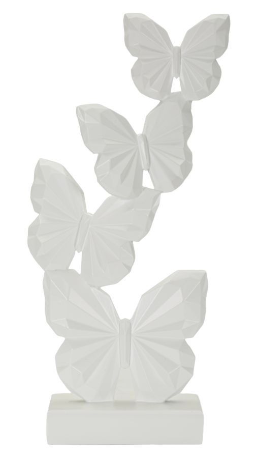 Sculpture décorative minimaliste de papillon 12 x 6 x 26 cm - Photo n°1