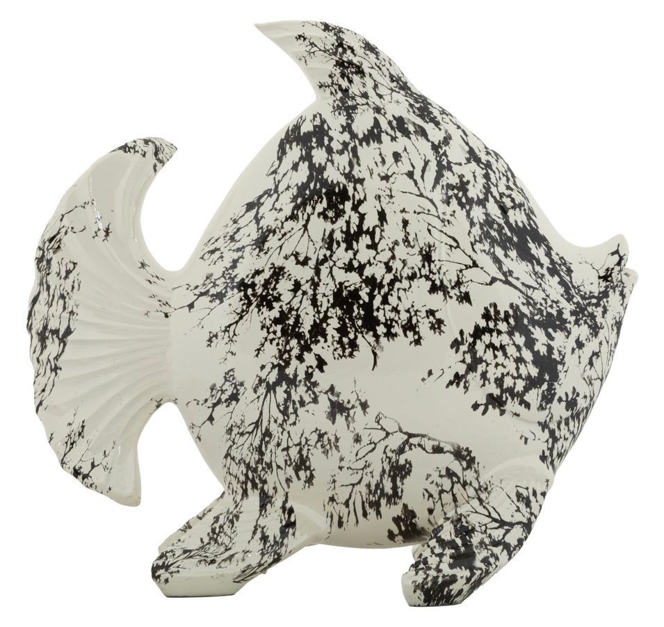 Sculpture en forme de poisson de style oriental 37 x 19 x 34 cm - Photo n°1
