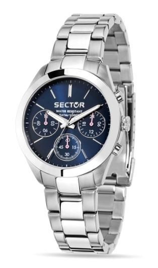 Sector 120 R3253588501 - Movement: Quartz - Multifunction - Case: Stainless Steel - 41x36 Mm - Strap: Stainless Steel - Glass: Mineral - Water Resistant: 50 Meters - Photo n°1