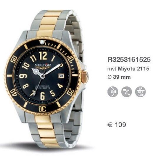 Sector 230 Marine. 3h And Multifunction. 39mm. 10 Atm R3253161525 - Photo n°1