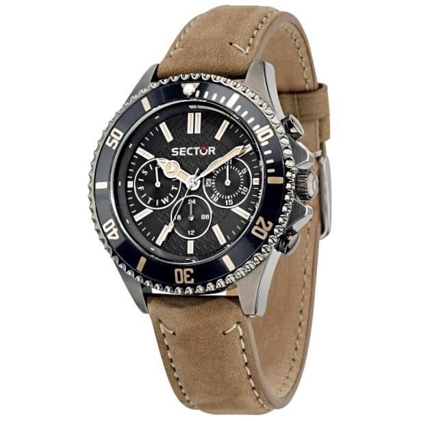 Sector 235 Multi Gun Dial Brown Leather R3251161015 - Photo n°1
