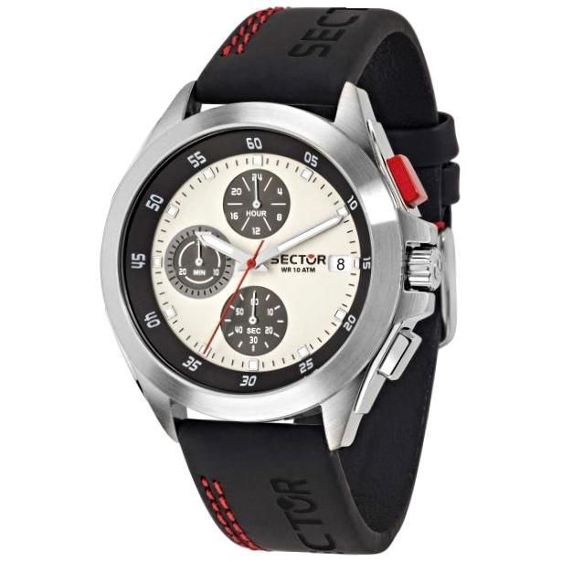 Sector 720 Racing - Chronograph - Stainless Steel - Leather - 44 Mm - Wr: 10 Atm - Movement: Vr33 R3271687003 - Photo n°1