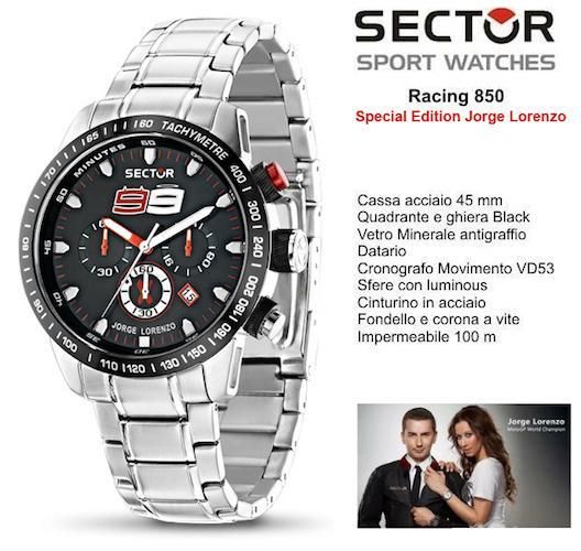 Sector 850 Racing. Multifunction Or 3h Version. 45mm. 10 Atm R3273975003_ - Photo n°1