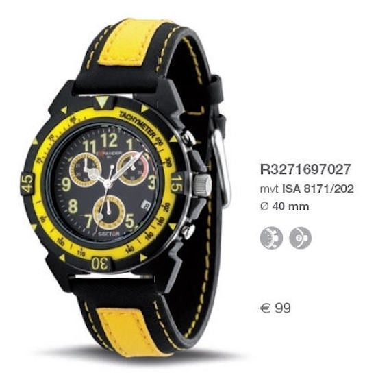 Sector 90 Expander Action. Multifunction Or 3h Version. 40mm. 10 Atm R3271697027 - Photo n°1