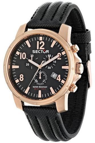 Sector Black Eagle. Dualtime. Chronograph Or 3h Version. 46mm. 5 Atm R3271689003_ - Photo n°1
