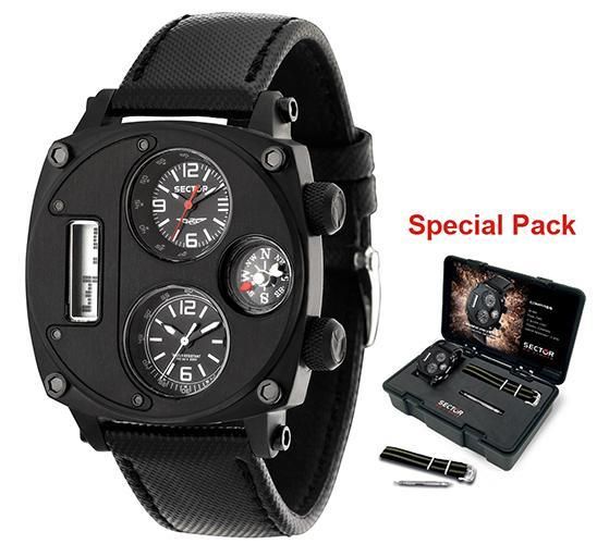 Sector Compas Mountain. 3h Version. Dual Time. 46mm. 10 Atm R3251207007_ - Photo n°1