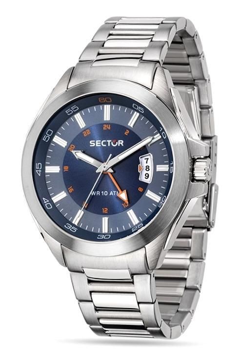 Sector R3253587001 Gmt 720 - 44mm - 3h Blue Dial - Br St.steel - Mineral Crystal - 10 Atm R3253587001_ - Photo n°1
