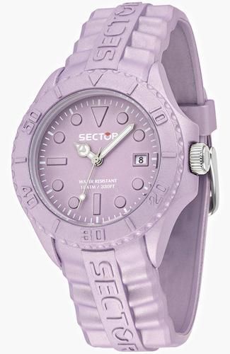 Sector Sector Sub Touch 42mm 3h Lil Dial Lilac Sil.str R3251580012_ - Photo n°1