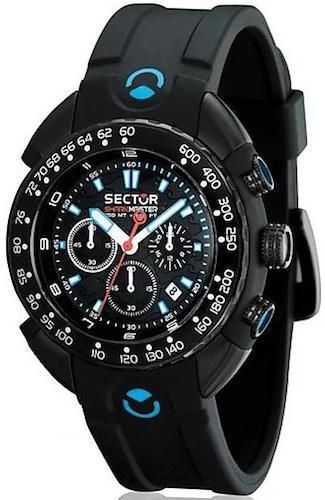 Sector Shark Master Marine. Chronograph Or 3h Version. 44mm. 20 Atm R3271678125_ - Photo n°1