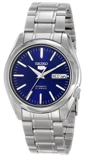 Seiko 5 Snkl43k1 Automatic - Blue Dial S/s - Day Date - 37mm - Wr 30mt - Photo n°1