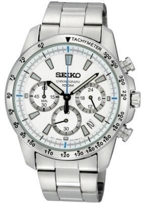 Seiko C.motor Sport Ss Chrono Gent White SSB025P1 - Photo n°1
