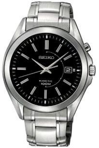 Seiko Classic Modern Kinetic Ss Gent Black SKA523P1 - Photo n°1
