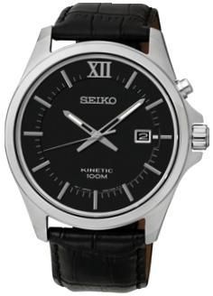 Seiko Classic Modern Kinetic Ss Gent Black SKA573P2 - Photo n°1