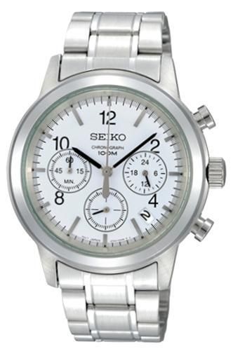 Seiko Conceptual Neo Ss Chrono Gent White SSB001P1 - Photo n°1