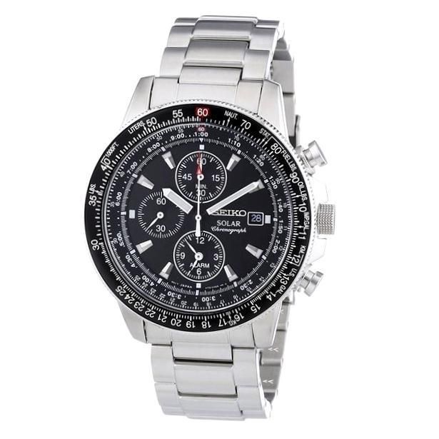 Seiko Conceptual Solar Ss Chrono Gent Black SSC009P1 - Photo n°1