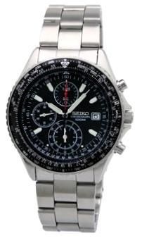 Seiko Flightmaster Chrono Gent Black Ss SND253P1 - Photo n°1
