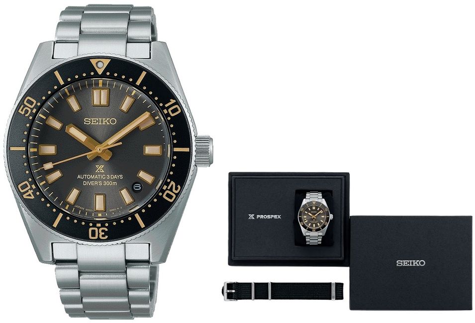 Seiko Prospex Automatic 3 Days Diver's 300m - Special 100th Seiko Anniversary + Extra Strap SPB455J1 - Photo n°1
