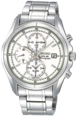 Seiko Solar Chrono Ss Gent White SSC003P1 - Photo n°1