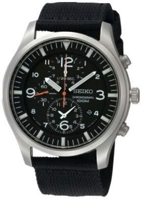 Seiko Sport Gent Chrono Ss Black SNDA57P1 - Photo n°1
