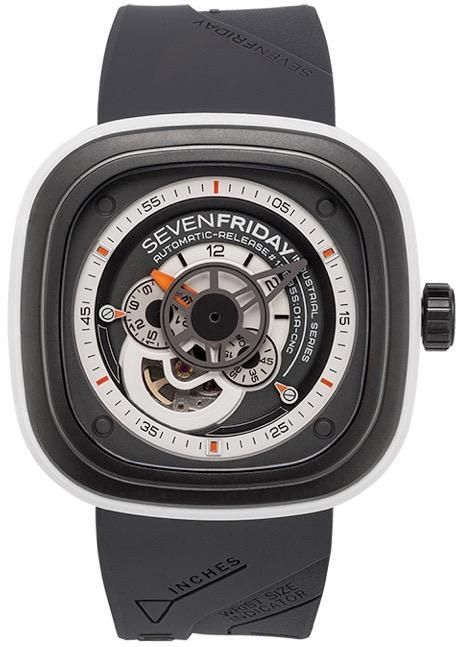 Sevenfriday P-series P3/3 Skeleton 40 Hour Power Reserve P3-3 - Photo n°1