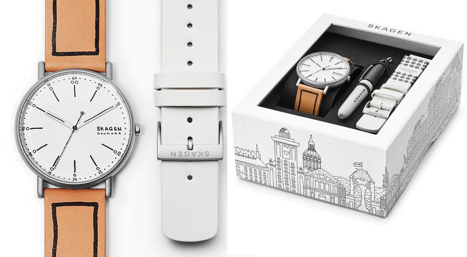 Skagen Denmark Signature Special Pack + Pen + Extra Strap SKW1110 - Photo n°1