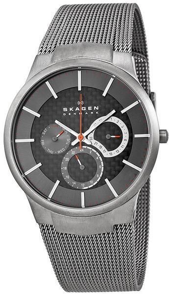 Skagen Denmark Titanium Gent Quartz Multifunction 40mm Wr 30mt 809XLTTM - Photo n°1