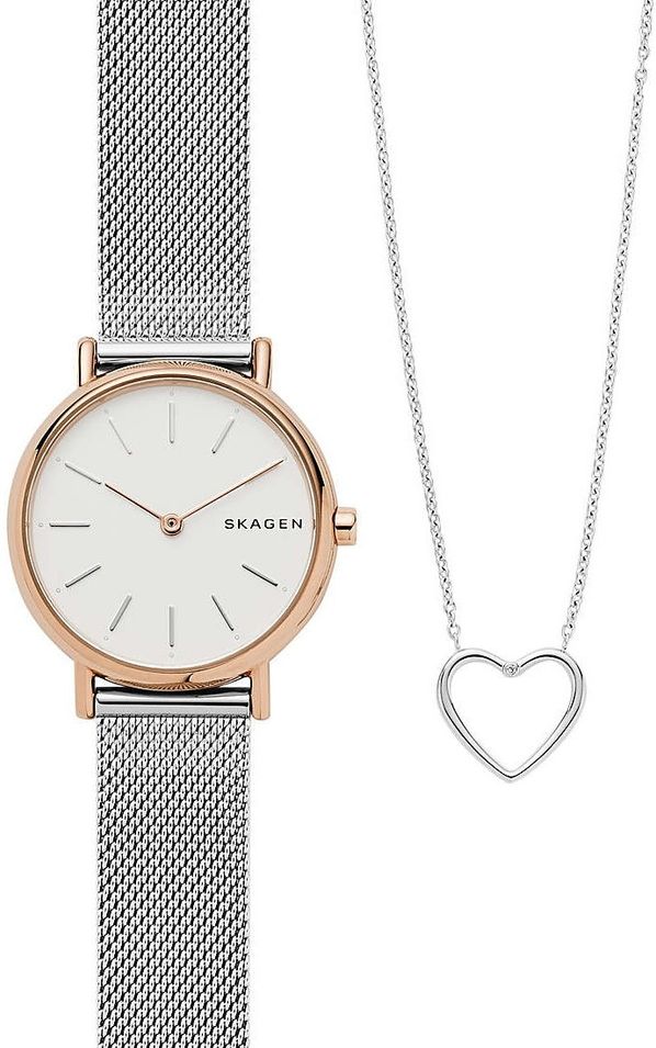 Skagen Signature Slim Special Pack + Necklace SKW1106 - Photo n°1