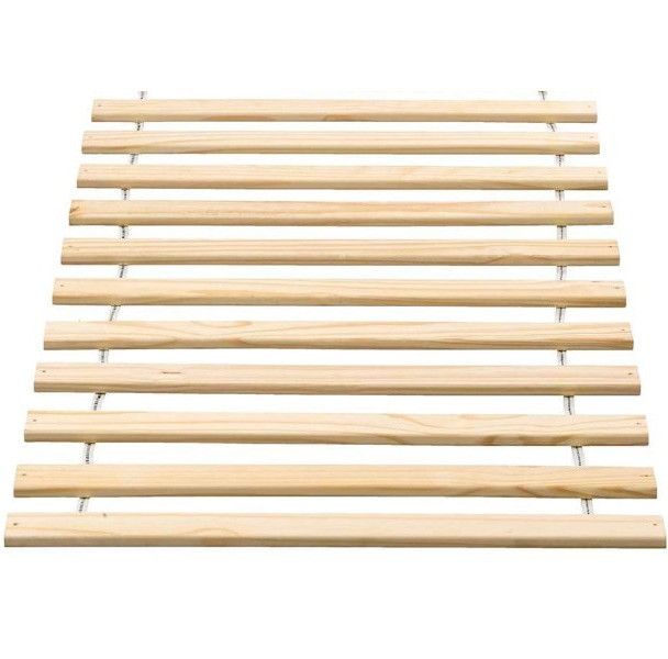 Sommier à lattes 90 x 200 cm 16 lattes bois clair Extra - Photo n°1