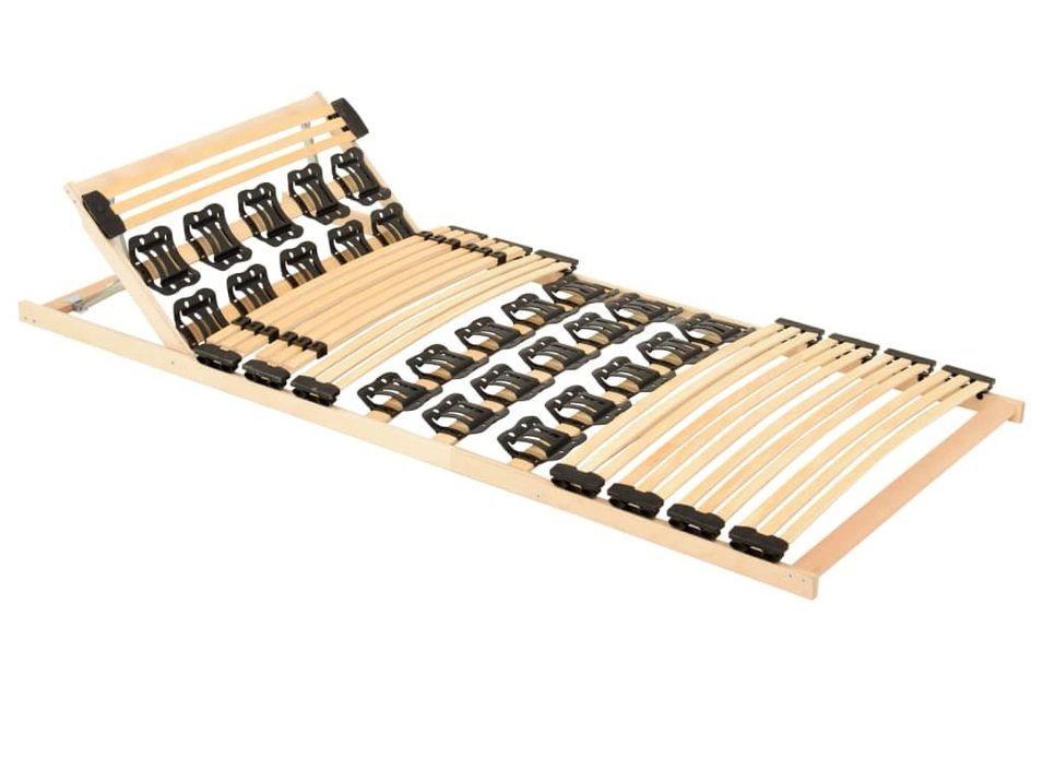 Sommier avec 38 lattes tête de lit réglable 80x200 cm - Photo n°1