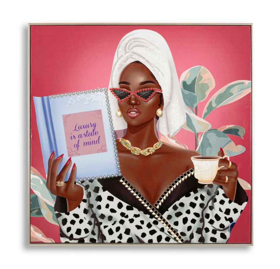 Spa de luxe en toile laquée avec cadre -b- cm 82x4x82 - Photo n°1