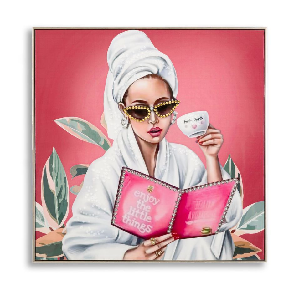 Spa de luxe en toile laquée avec cadre -h- cm 82x4x82 - Photo n°1