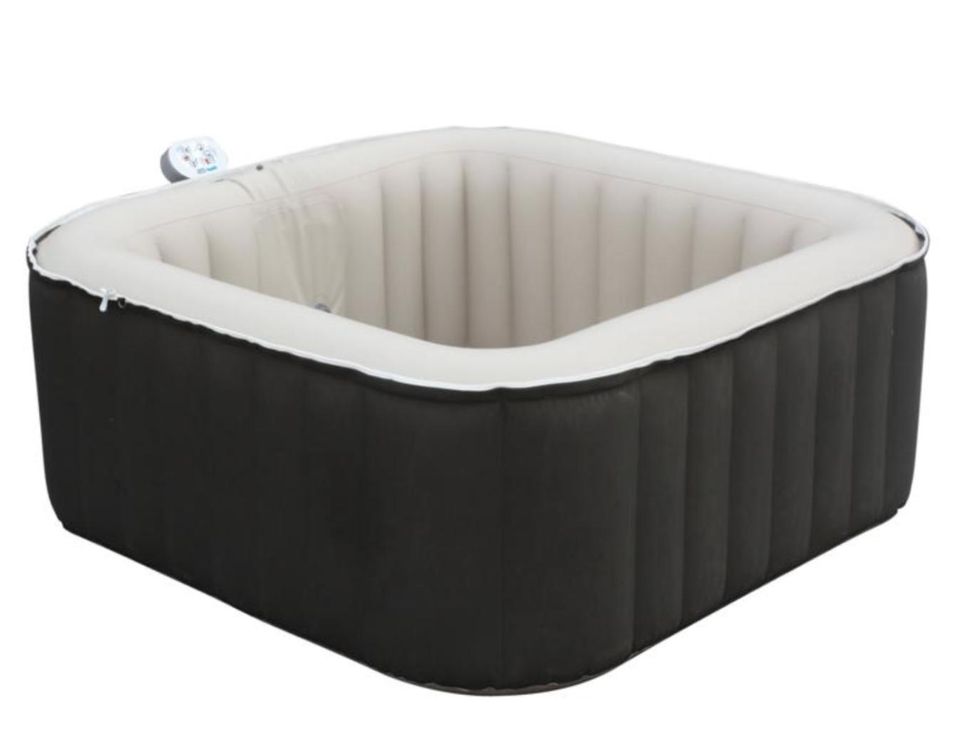 Spa gonflable carré 4 personnes Claidy - Photo n°1
