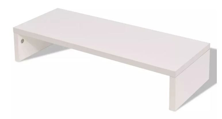 Support écran bois blanc Chickie 60 cm - Photo n°1