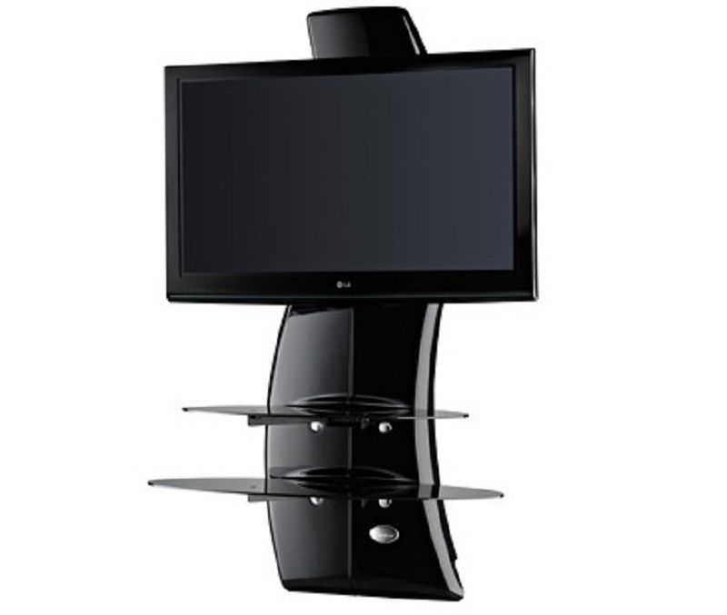 Support mural TV Ghost Design 2000 noir brillant 2 - Photo n°1