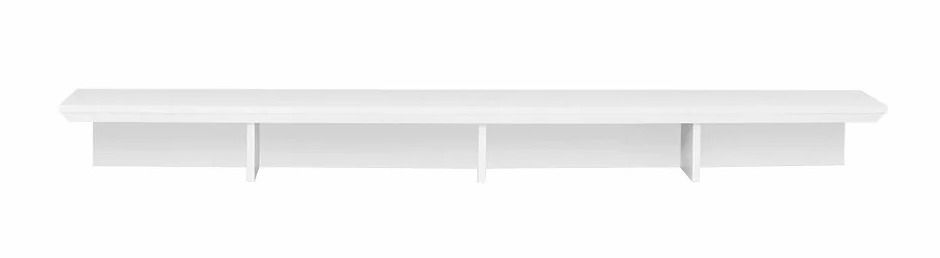 Support TV bois MDF blanc Valex L 177 cm - Photo n°1